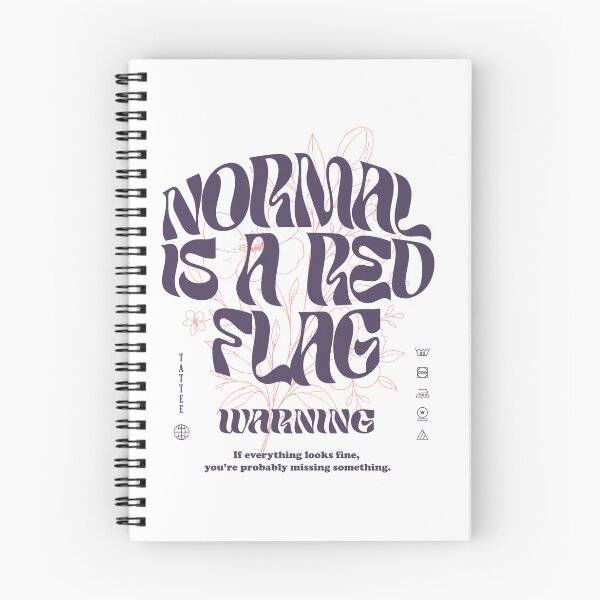 Item preview, Normal Is A Red Flag designed and sold by Tattee.