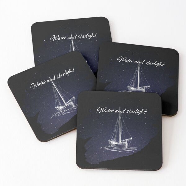 Item preview, Sailboat at night designed and sold by OnaleeNicklinArt.