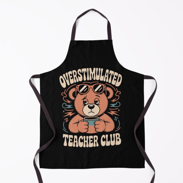 Item preview, Overstimulated Teacher Club Funny Teacher Retro Club designed and sold by ViralVector.