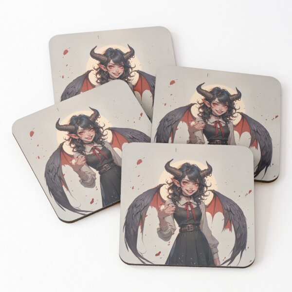 Item preview, Cute Gothic Demon Girl Fantasy designed and sold by RED-MOUSE.