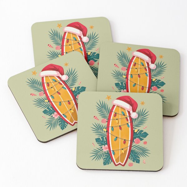 Item preview, Christmas Surfboard Tropical designed and sold by VibrArtco.