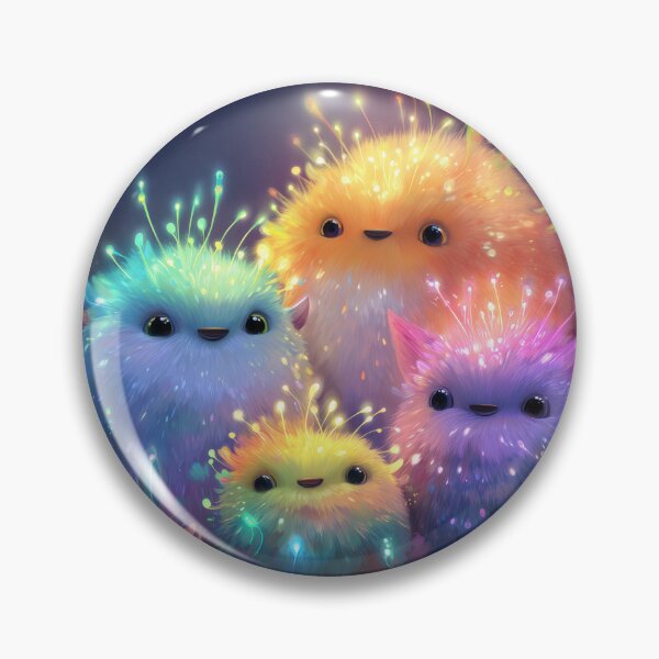 Item preview, Cute Glowing Fantasy Creatures Family designed and sold by Hakubiya.