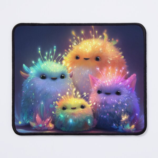 Item preview, Cute Glowing Fantasy Creatures Family designed and sold by Hakubiya.