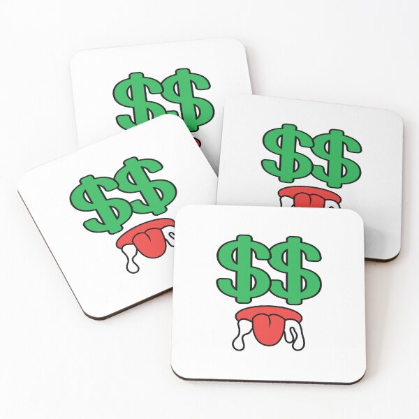Item preview, Cute kawaii drooling money eyes face designed and sold by BlushyPrint.