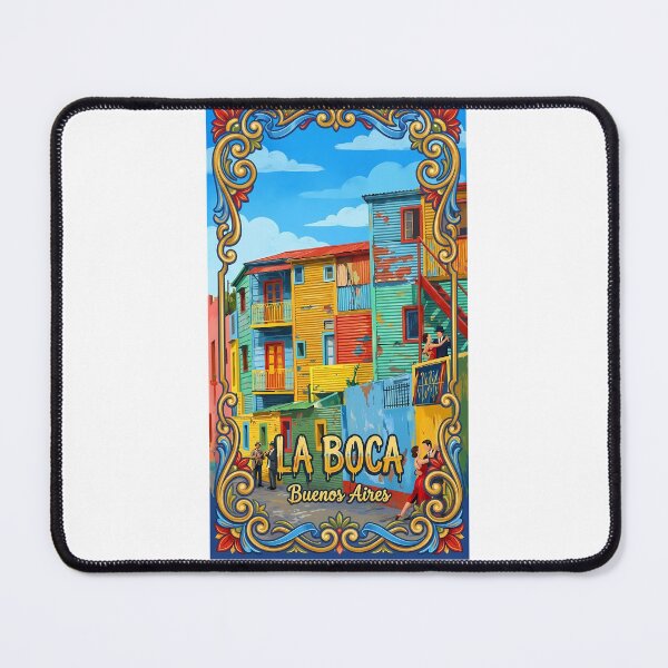 Item preview, La Boca, Buenos Aires - Colorful Caminito Houses & Tango Art designed and sold by Digital Dreams Arts.