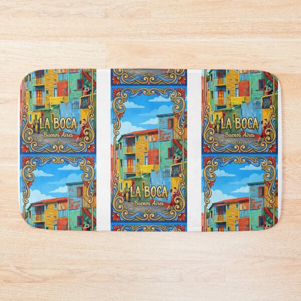 Item preview, La Boca, Buenos Aires - Colorful Caminito Houses & Tango Art designed and sold by Digital Dreams Arts.