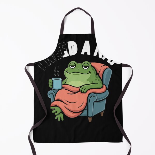 Item preview, I Need A Nap Funny Lazy Frog in Chair Cartoon Graphic designed and sold by LegendsOfLife37.