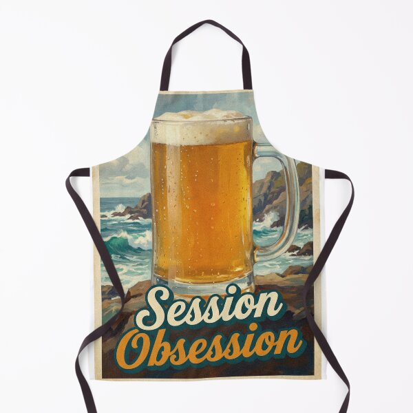 Item preview, Session Obsession Vintage Style IPA Beer Poster Bar Art designed and sold by Cozy-Old-Pub.