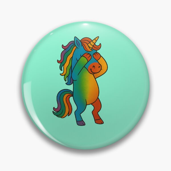 Aperçu de l'œuvre Je ne vois rien – Licorne arc-en-ciel humoristique créée et vendue par MrsMimpi.