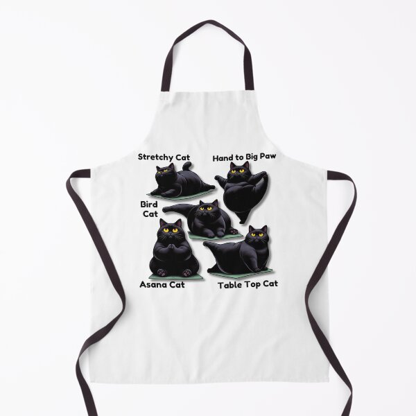 Item preview, Funny Black Cat Yoga Poses – Cute Cat Yoga Humor designed and sold by Kmcantley.