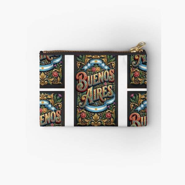 Item preview, Buenos Aires - Traditional Fileteado Porteño Typography Art designed and sold by Digital Dreams Arts.