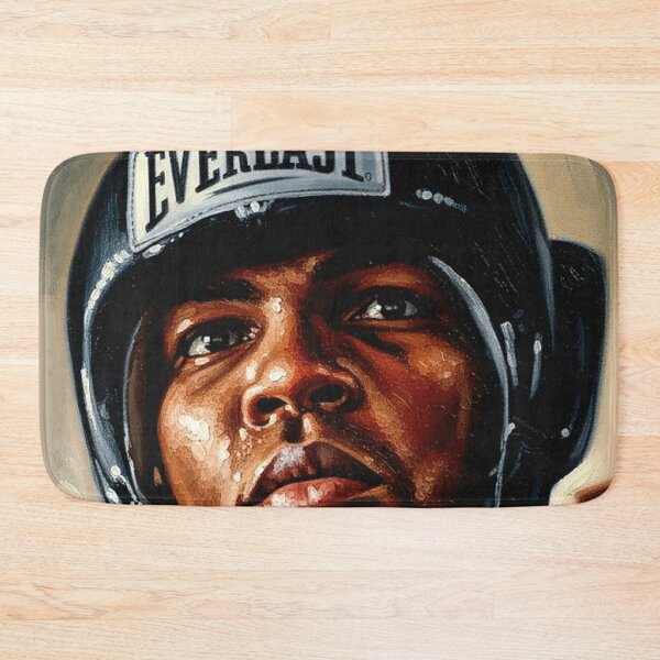 Item preview, Heavyweight Fighter Headgear Training Art | Intense Focus Sweat Suit Painting | Boxing Legend designed and sold by Art's Diner.