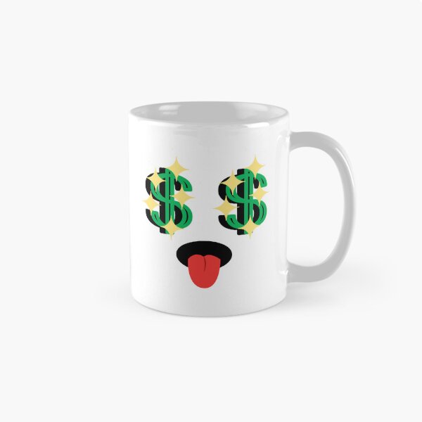 Item preview, Cute kawaii sparkly money eyes face designed and sold by BlushyPrint.