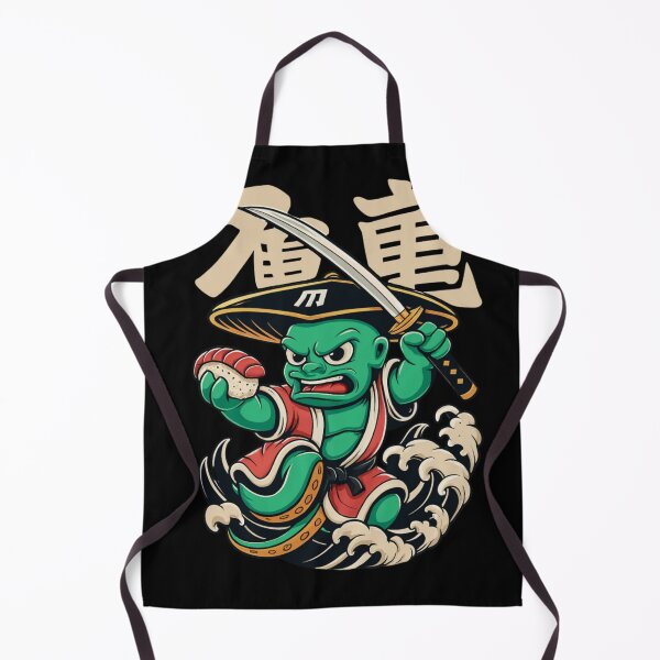 Item preview, Grumpy Octopus Samurai Sushi Cartoon Japanese Art designed and sold by LegendsOfLife37.
