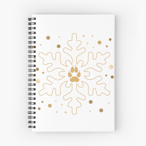 Item preview, Copo de nieve con huella de pata dorada - Diseño navideño para amantes de las mascotas designed and sold by Vector Woofs.