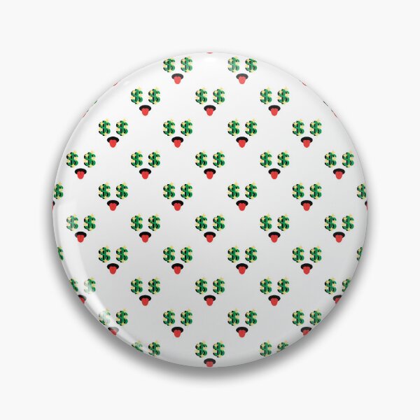 Item preview, Cute kawaii sparkly money eyes face pattern designed and sold by BlushyPrint.