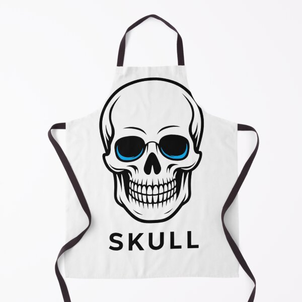 Item preview, Skull Blue Eyes Sockets Simple Black and White Graphic designed and sold by LegendsOfLife37.