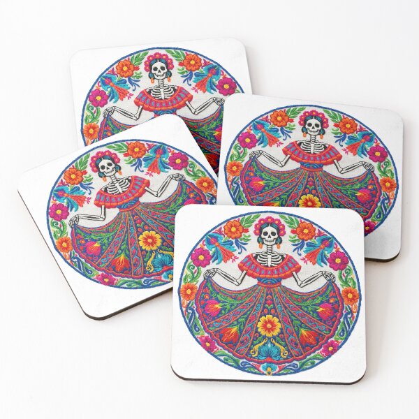 Item preview, Catrina in Mexican art, hand-embroidered designed and sold by SAUHER.