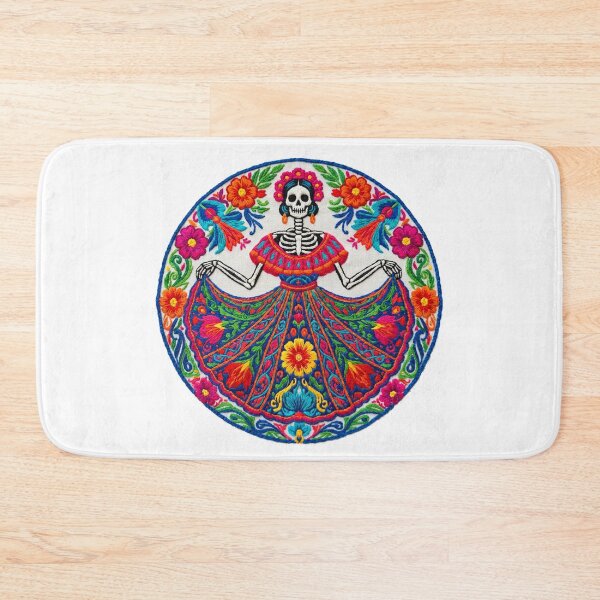 Item preview, Catrina in Mexican art, hand-embroidered designed and sold by SAUHER.