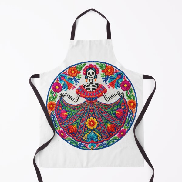 Item preview, Catrina in Mexican art, hand-embroidered designed and sold by SAUHER.