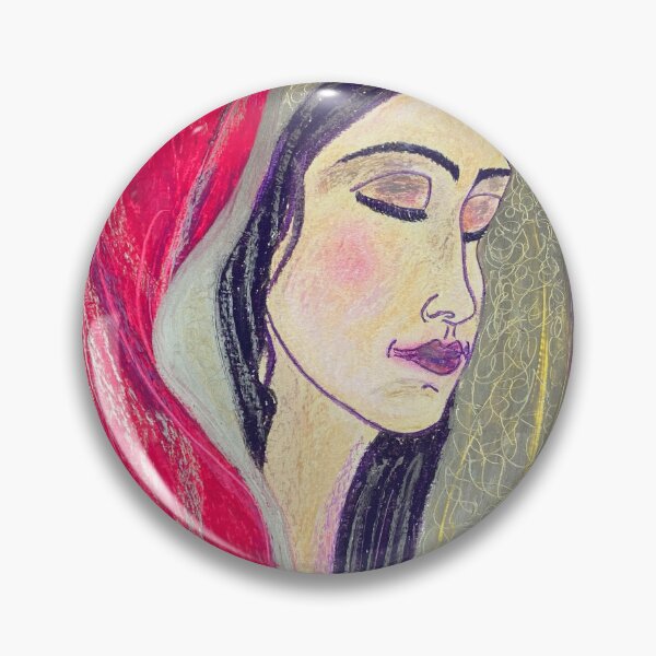 Item preview, Woman with a red veil designed and sold by BenedicteFrely.