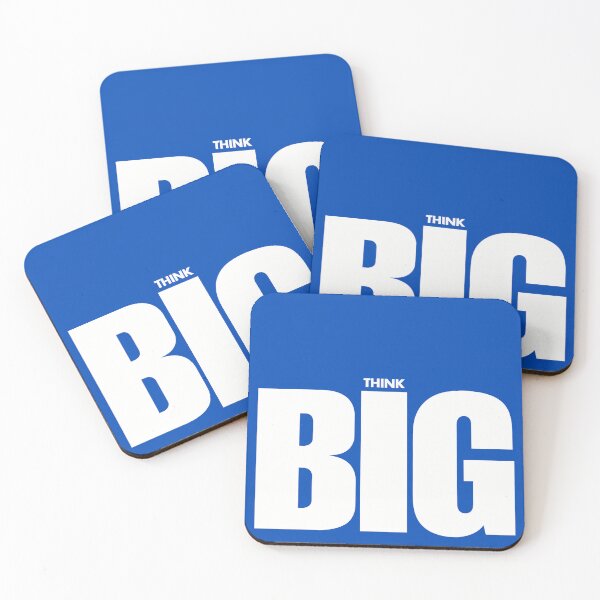 Item preview, Think BIG Bold Motivational Typography Poster Design designed and sold by Trend Pixel Co..