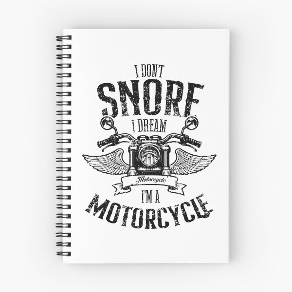 Item preview, I Don't Snore I Dream I'm a Motorcycle Funny Biker designed and sold by JRRTs.