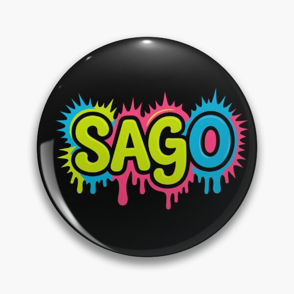 Item preview, SAGO Neon Graffiti Drip Splatter Pop Art Design designed and sold by LegendsOfLife37.
