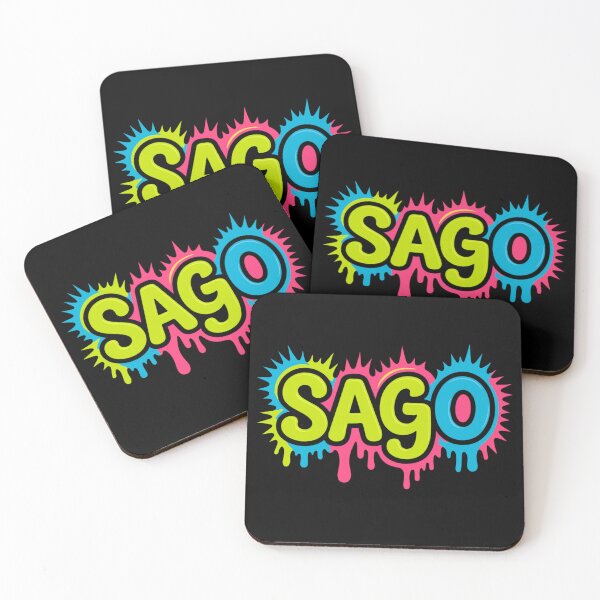 Item preview, SAGO Neon Graffiti Drip Splatter Pop Art Design designed and sold by LegendsOfLife37.