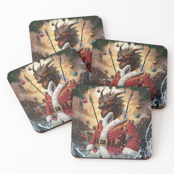 Item preview, Epic Dragon Santa Art designed and sold by Soul Cipher.