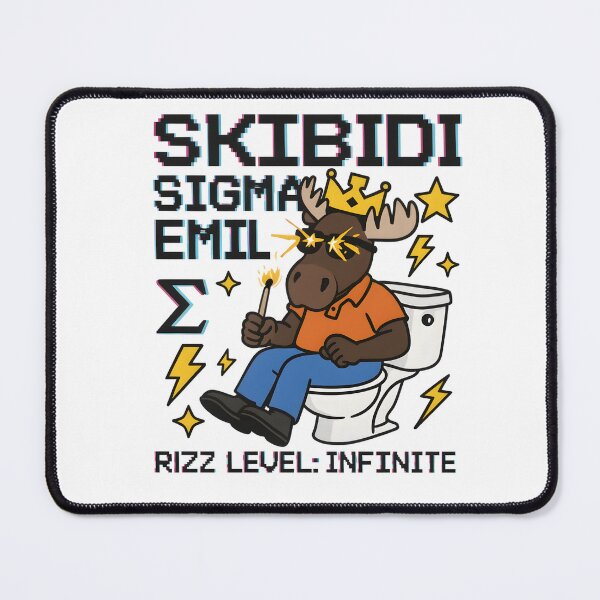 Item preview, Sigma Moose Emil Infinite Rizz Meme designed and sold by AnnDesignStudio.