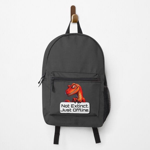 Item preview, Not Extinct, Just Offline - Funny Dinosaur Introvert Design designed and sold by Doodle-Bloom.