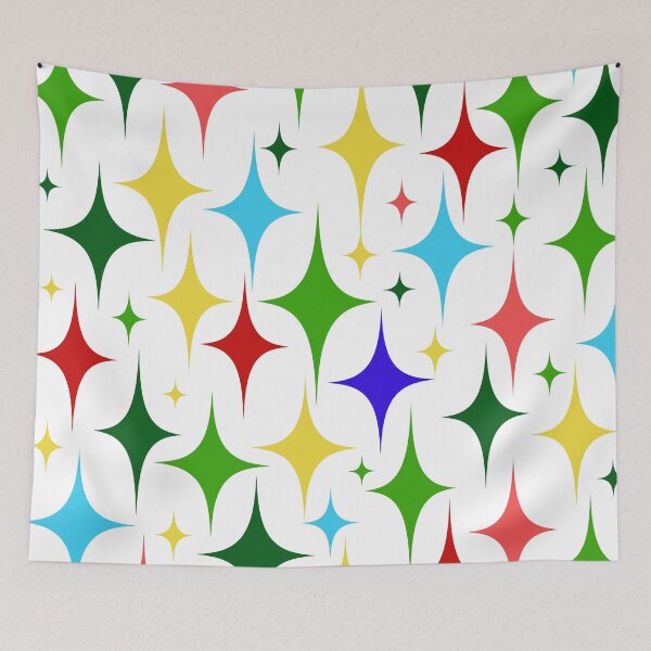 Item preview, Mid-Century Modern Starburst Pattern | Retro Atomic Sparkle Design designed and sold by DeeLulu.