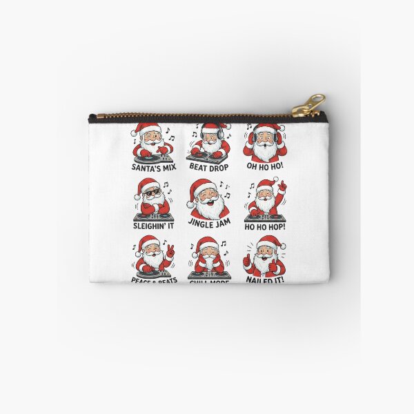Item preview, Santa's Mix Beat Drop Sleighin' It Jingle Jam Holiday designed and sold by chattsuede.
