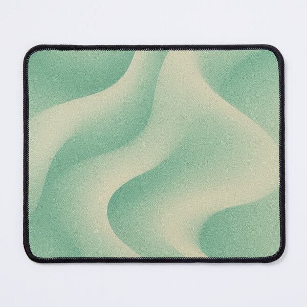 Item preview, Soft Sage & Mint Gradient Waves – Minimalist Abstract Fluid Art Print designed and sold by Finbadd.