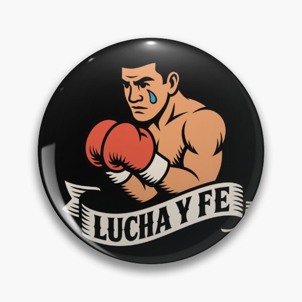 Item preview, Lucha Y Fe Boxer Tattoo Style Spanish Quote Graphic designed and sold by LegendsOfLife37.