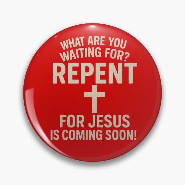 Item preview, Repent – Jesus Is Coming Soon | Christian Faith Design designed and sold by WEPRAYZE.