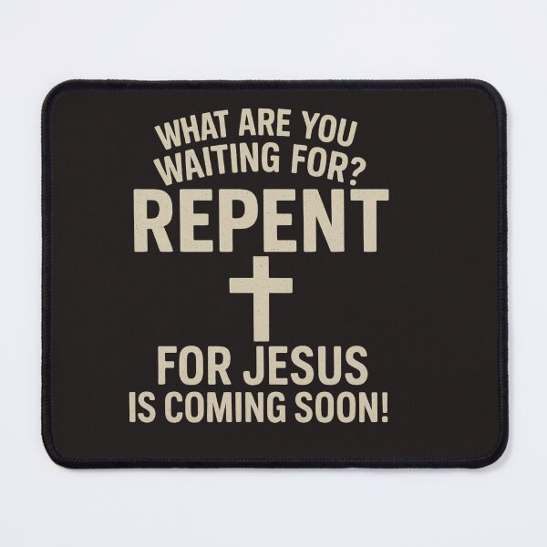 Item preview, Repent – Jesus Is Coming Soon | Christian Faith Design designed and sold by WEPRAYZE.