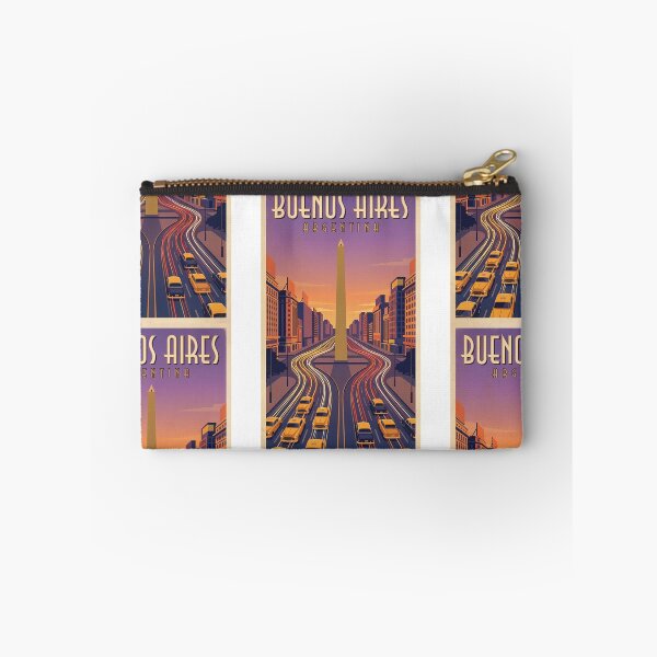 Item preview, Obelisco Buenos Aires - Avenida 9 de Julio Sunset Travel Poster designed and sold by Digital Dreams Arts.