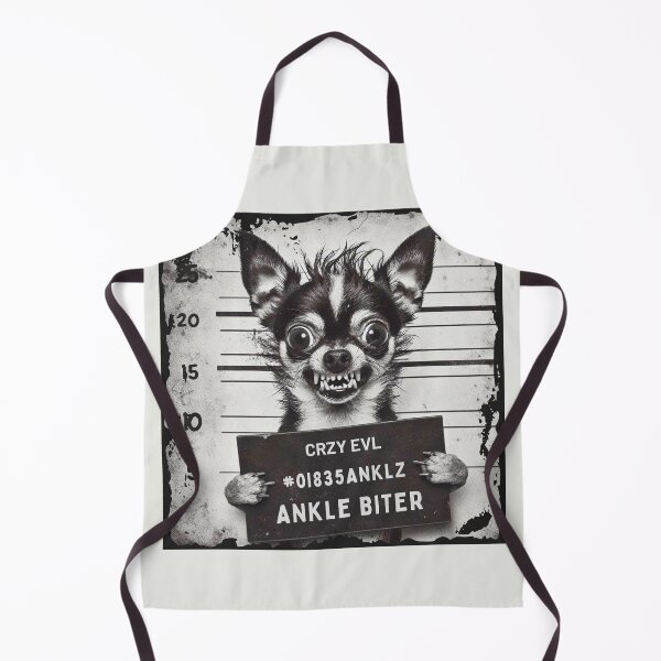 Item preview, Ankle Biter Chihuahua Mugshot – Funny Dog Meme Design designed and sold by Kmcantley.