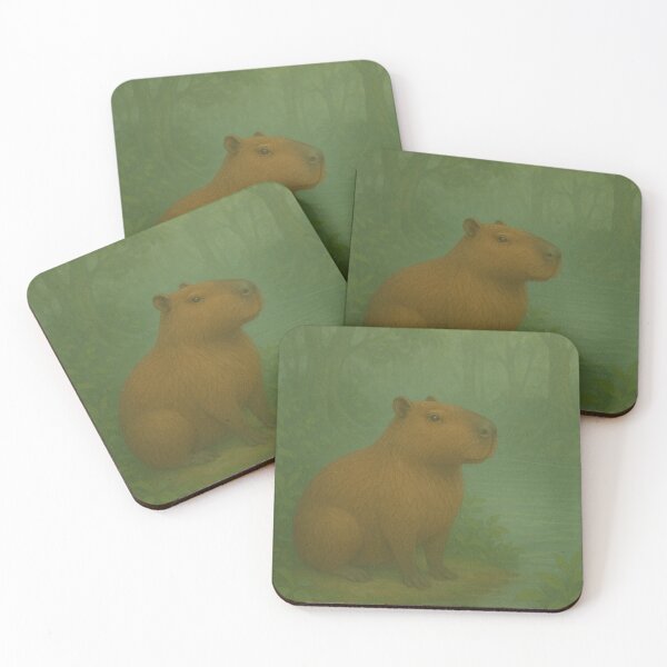 Item preview, Capybara River Guardian – GeoWild Nature Protector Art designed and sold by GeoWild Designs.