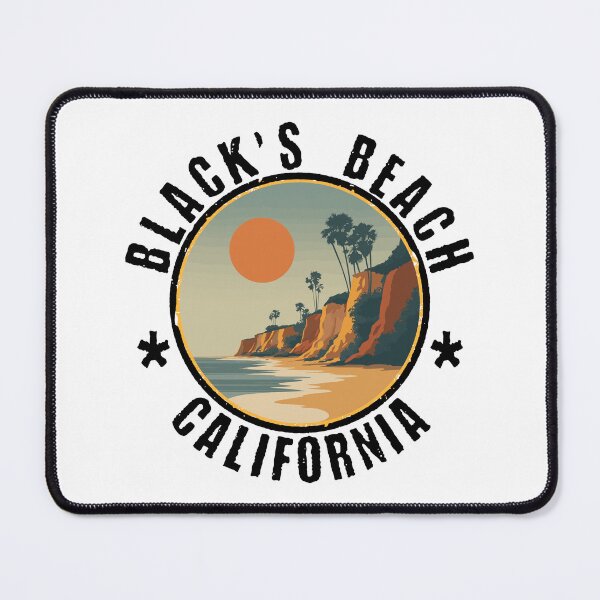 Item preview, Black's Beach - California (with Black Lettering) designed and sold by VelvetRoom.