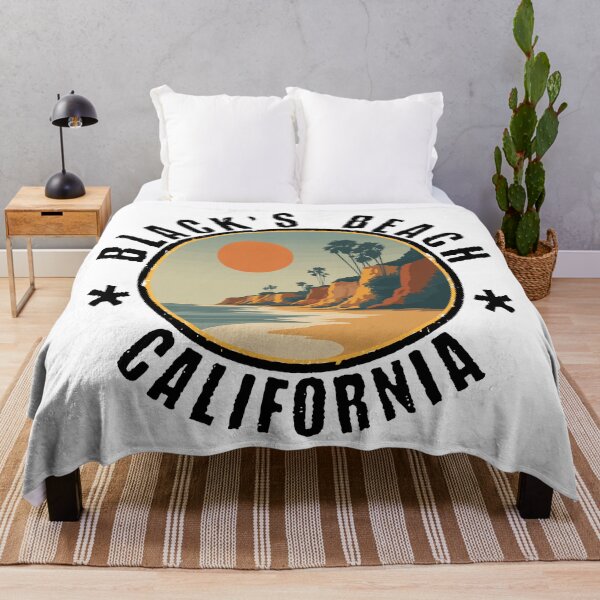 Item preview, Black's Beach - California (with Black Lettering) designed and sold by VelvetRoom.