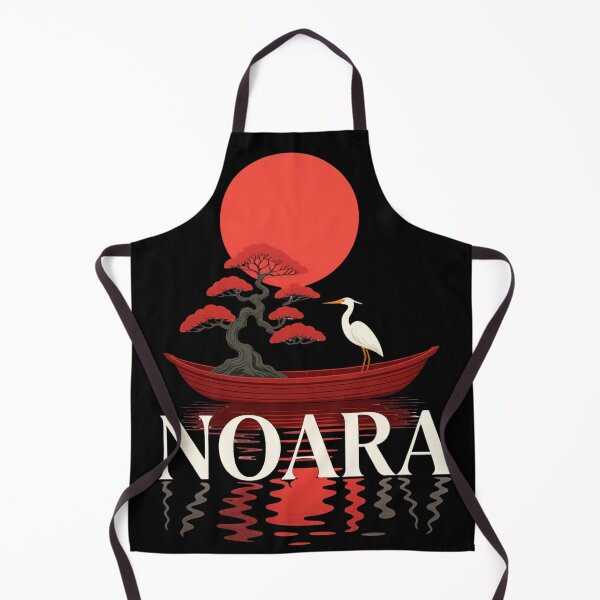 Item preview, NOARA Japanese Bonsai Tree Red Sun and Heron Boat Graphic designed and sold by LegendsOfLife37.