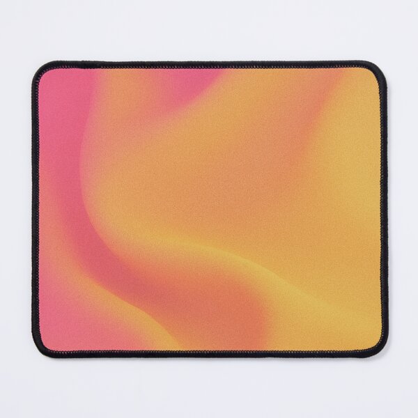 Item preview, Pink & Golden Gradient Waves – Warm Abstract Fluid Art Print designed and sold by Finbadd.