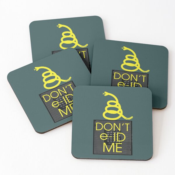 Item preview, Don't E-ID Me - Digital Liberty Gadsden Snake designed and sold by pelagio.