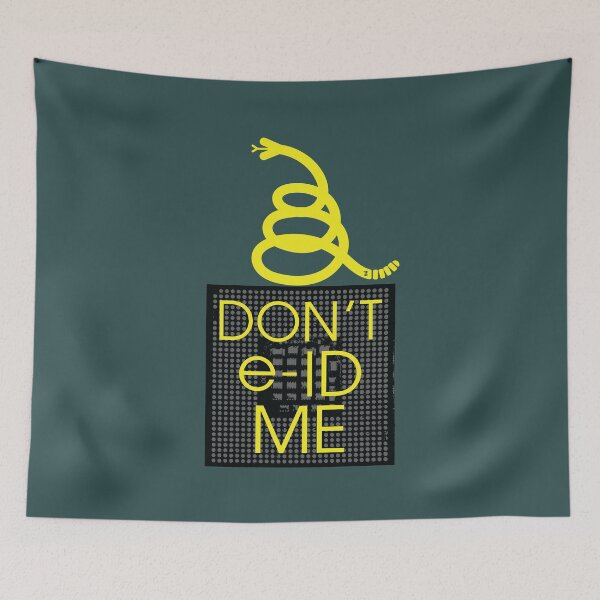 Item preview, Don't E-ID Me - Digital Liberty Gadsden Snake designed and sold by pelagio.