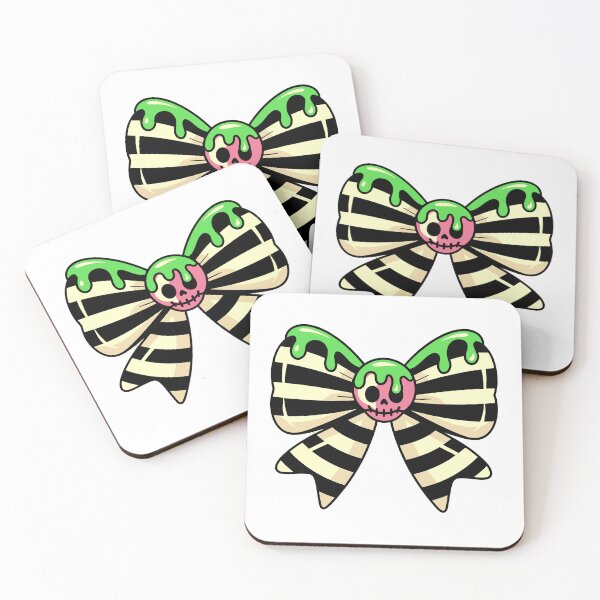 Item preview, Cute Skeleton Bow with Slime Skull Halloween designed and sold by Horrify.