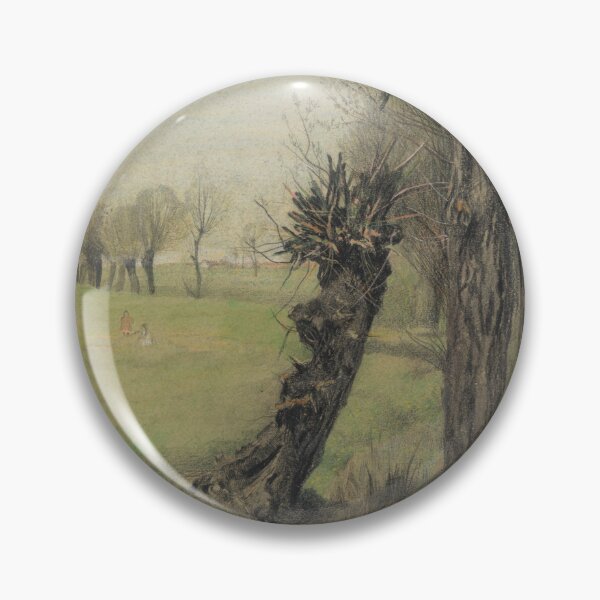 Item preview, Impressionism — Emilie Mediz-Pelikan - Willow Trees at a Brook | Dead Artists Collective designed and sold by Dead Artists Collective.