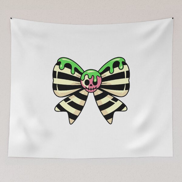 Item preview, Cute Skeleton Bow with Slime Skull Halloween designed and sold by Horrify.